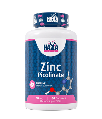 HAYA LABS Zinc Picolinate 50 mg / 60 Caps